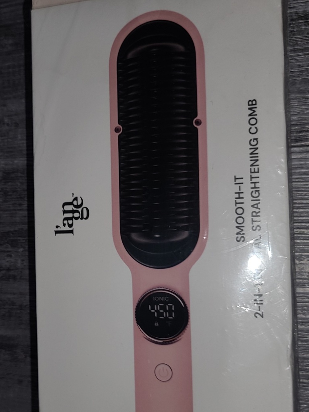 L'ange BLUSH Smooth It 2-in-1 Digital Straightening Comb NEW !!!!!